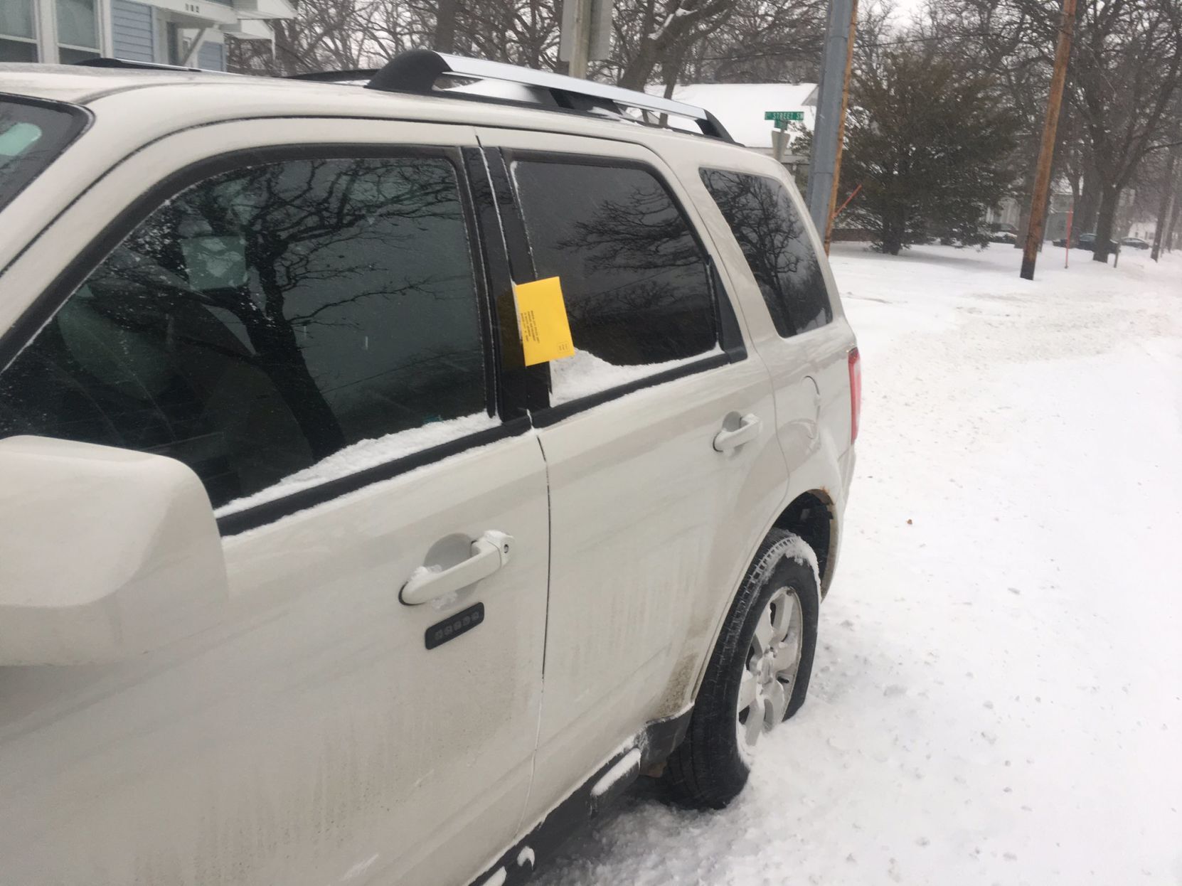 Ticket on Taylor Avenue
